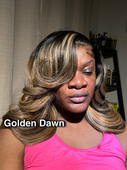 Golden Dawn 13x4 Seamless Transparent Lace Frontal