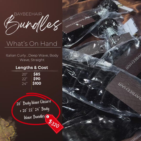 On Hand BaybeeHair Bundles